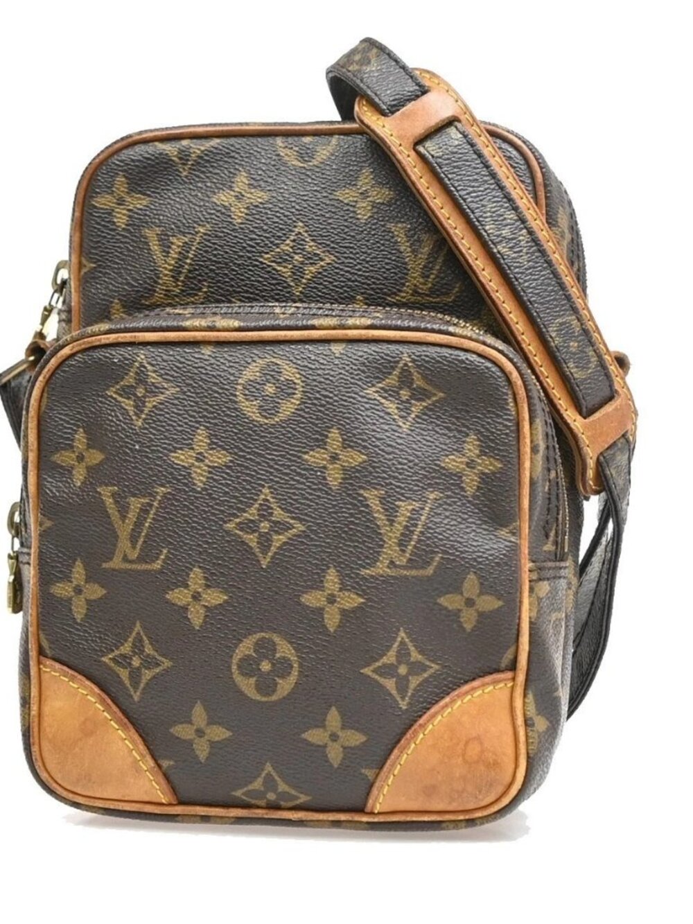 LOUIS VUITTON Amazon Crossbody Shoulder Bag Monogram Leather BN M45236 30MA915
